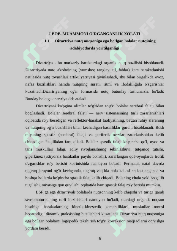 DIZARTIYA NUTQ NUQSONIGA EGA BOLALARNI LOGOPEDIK TEKSHIRISH 5