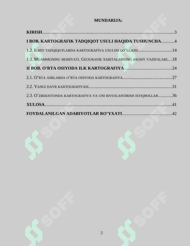 O’RTA OSIYODA ILK KARTOGRAFIYA 2