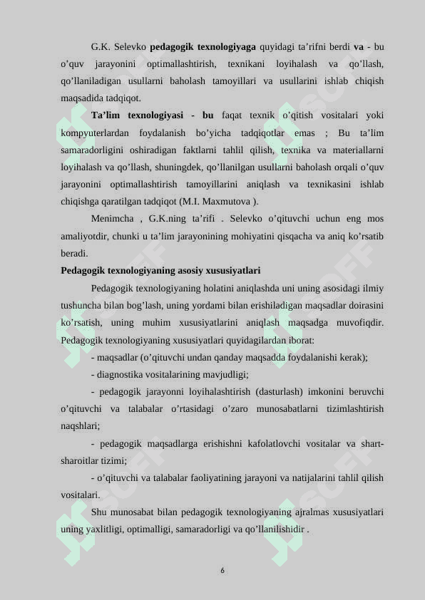 Pedagogik texnologiya 6