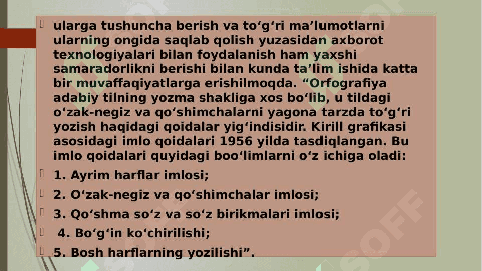 Imloviy savodxonlik  bo'yicha taqdimot 3