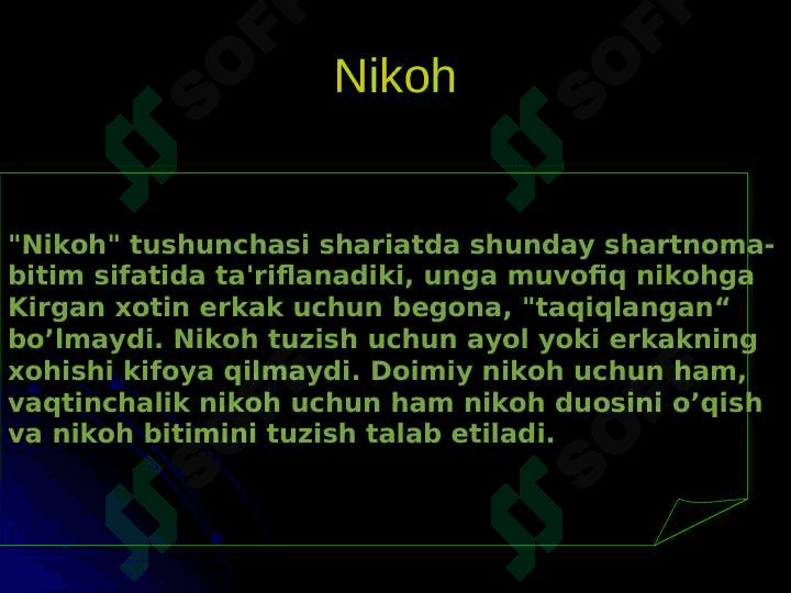 MUSULMONLARNING HUQUQIY MAQOMI 3