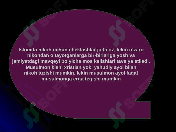 MUSULMONLARNING HUQUQIY MAQOMI 5