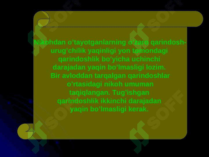 MUSULMONLARNING HUQUQIY MAQOMI 6