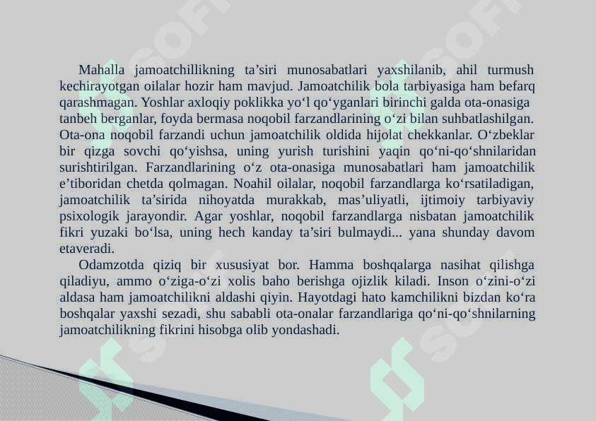 Jamoatchilik fikrining oilaviy hayot va yoshlar tarbiyasiga ta’siri 3
