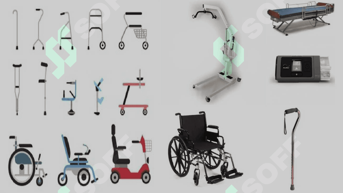 PICK AND DESCRIBE ANY EQUIPMENT FOR SIMPLIFYING THE LIFE OF PEOPLE WITH DISABILITIES. PROVIDE VISUAL AIDS. 5