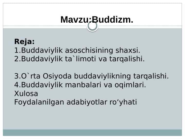 Buddizm