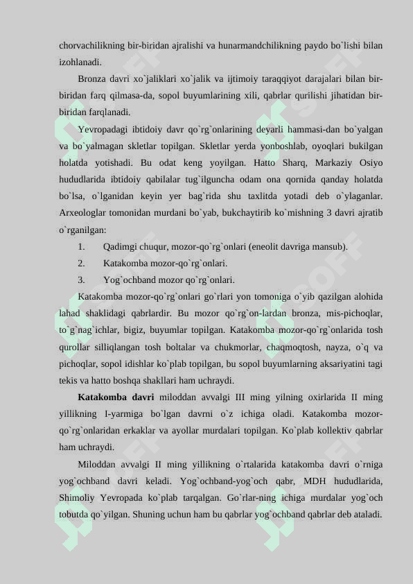 O‘rta Osiyodagi Bronza davri ibtidoiy manzilgohlari xaritasini tuzish 3