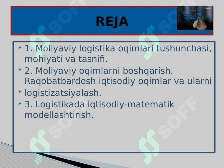 LOGISTIKADA ASOSIY OQIMLAR. MODDIY  OQIMLAR 2