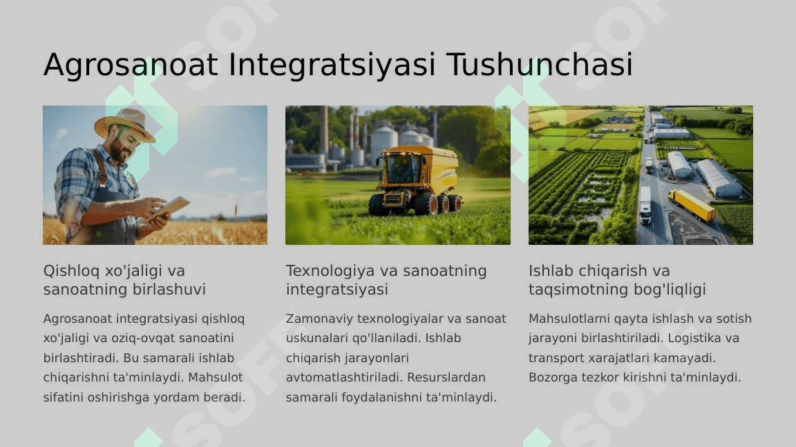 Agrosanoat Integratsiyasi 3