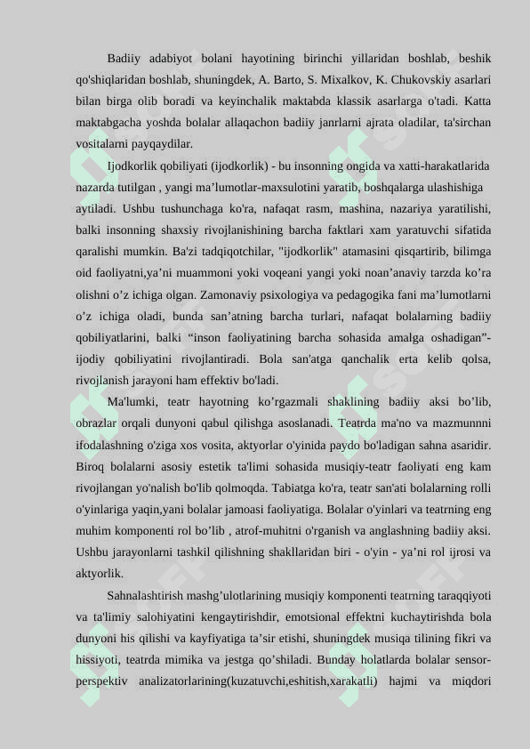 Maktabgacha ta’lim tashkilotida sahnalashtirish faoliyati 3