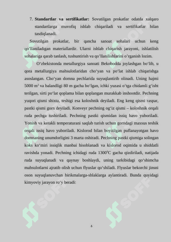 POLATDAN SOVUTILGAN VA QIZDIRILGAN HOLLARDA TAYYORLANGAN PROKATLAR 5