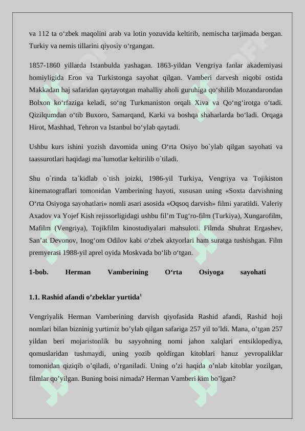 A... .Vamberi va uning “O‘rta Osiyo bo‘ylab sayohat” asari 24 2