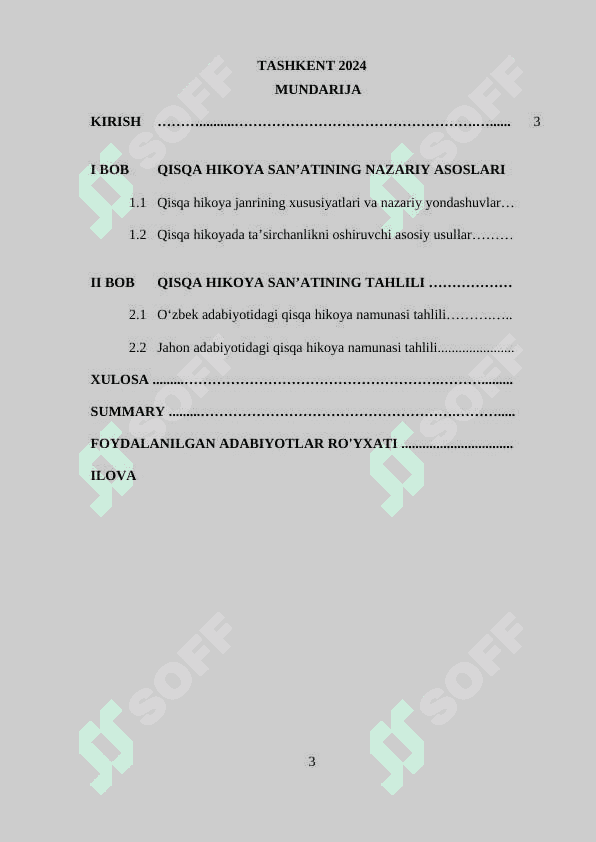 qisqa hikoyalar tahlili 3