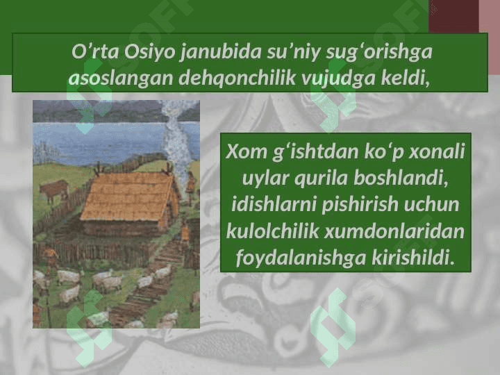 Eneolit davri tarixiy madaniy jarayonlari 24 7