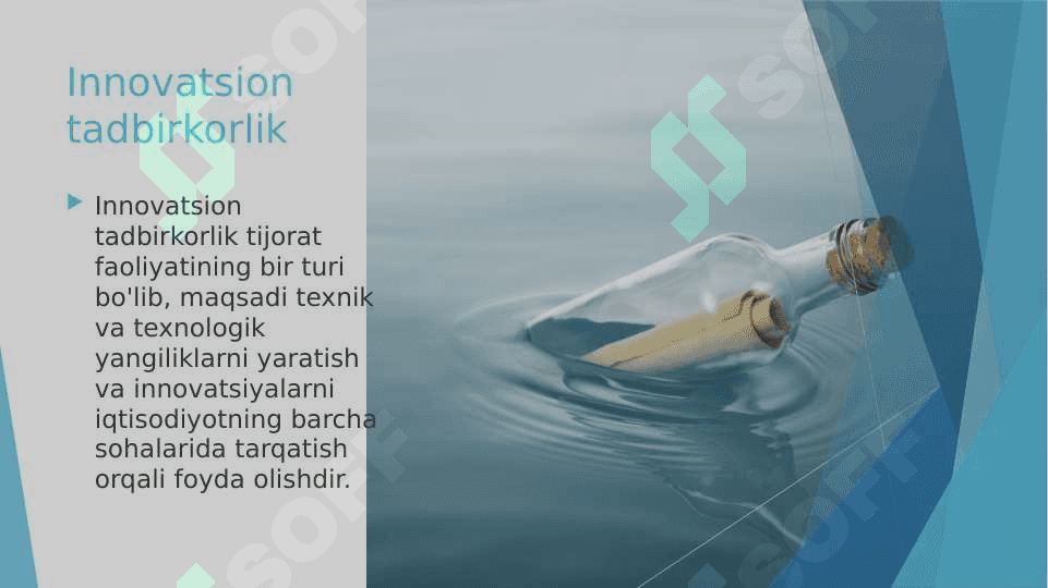 Innovatsion tadbirkorlik va innovatsion biznes 4