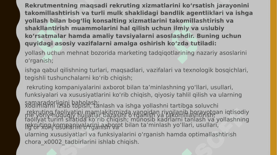 Ishga yollash (recruiting) 3