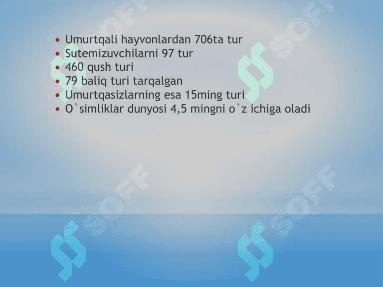 O'zbekiston qo'riqxonalari 2