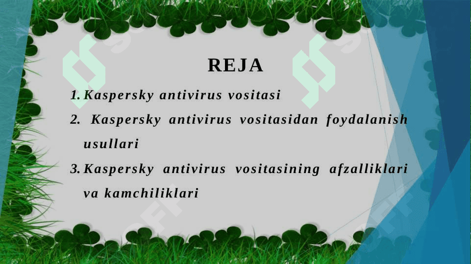 Kaspersky antivirus vositasi va undan foydalanish 2
