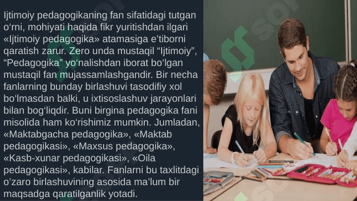 Ijtimoiy pedagogika va ijtimoiy ish 3