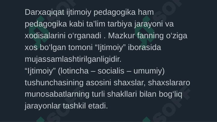 Ijtimoiy pedagogika va ijtimoiy ish 5