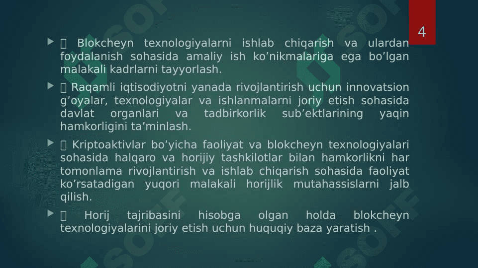 O’ZBEKISTON IQTISODIYOTIDA RAQAMLI INQILOBNING BOSHLANISHI 4