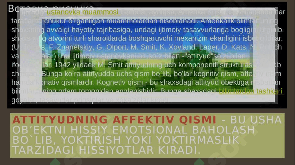 Ijtimoiy psixologiyada shaxs muammosi. 7