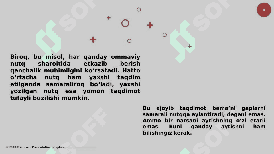 NUTQNI YETKAZIB BERISH 4