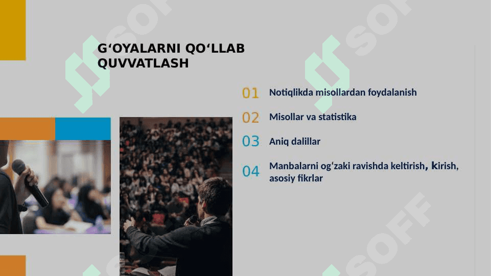G‘OYALARNI QO‘LLAB QUVVATLASH 2