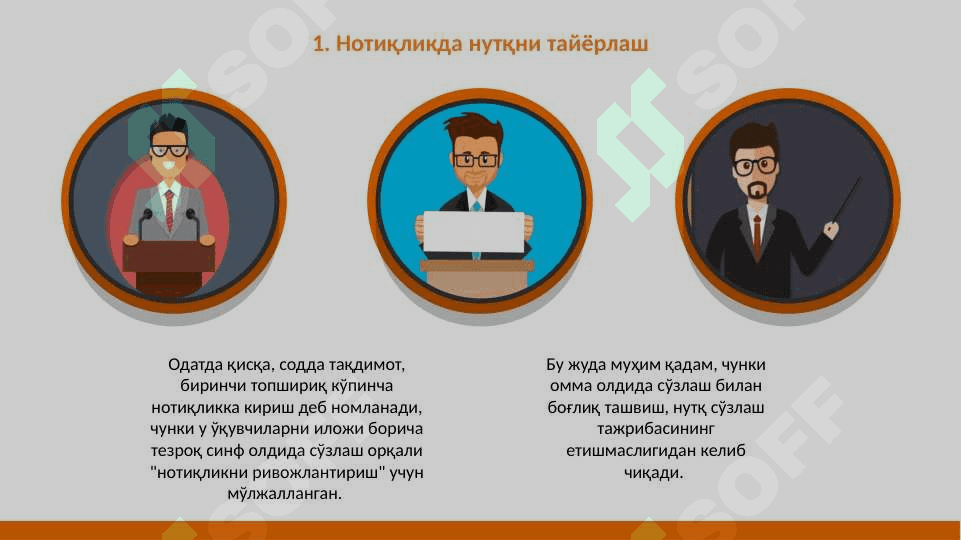 Notiq nutqini tayyorlash va  ifodali o‘qish vositalari 2