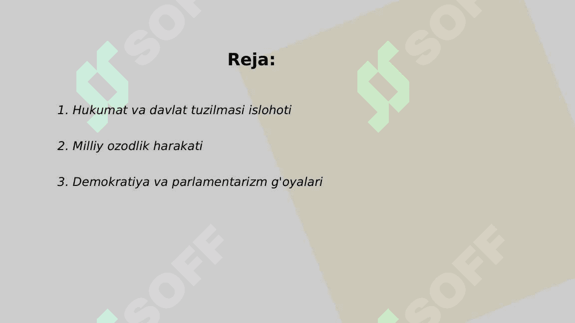 XIX asr oxiri va XX boshidagi siyosiy-huquqiy g'oyalar 2