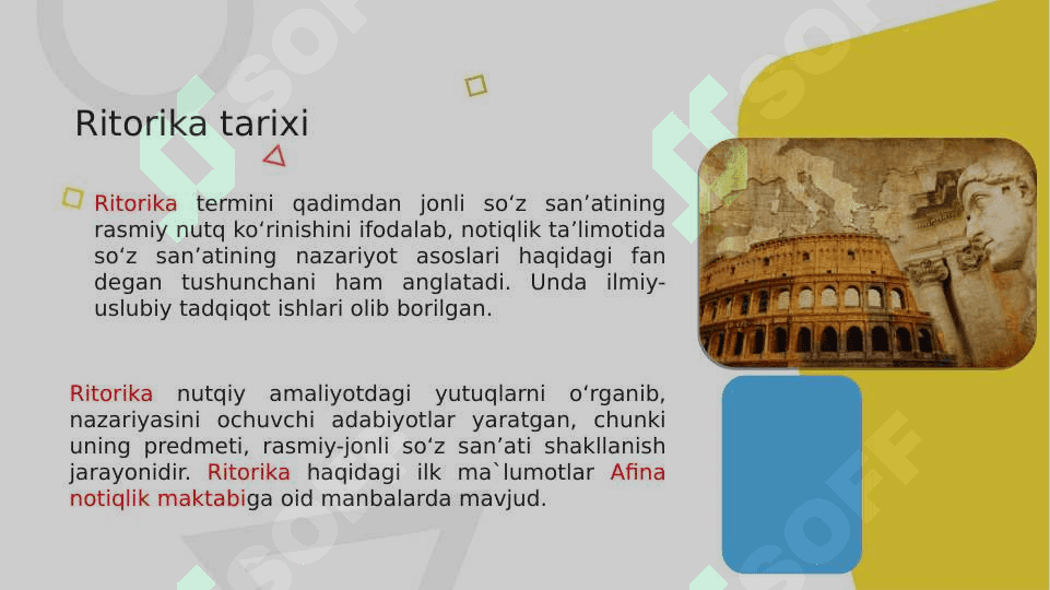 Notiqlik san’ati va liderlik fanning mazmuni, maqsadi va vazifalari 8