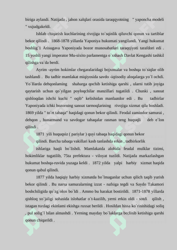 1854 - 1918 YILLARIDA YAPONIYA TASHQI SIYOSATI 4