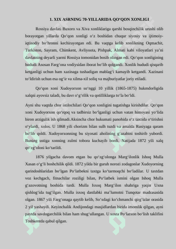 1873-1876 YILLARDAGI QO‘QON XONLIGIDAGI XALQ HARAKATLARI 2