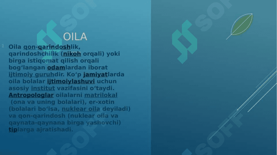 Oila va uning vazifalari 2