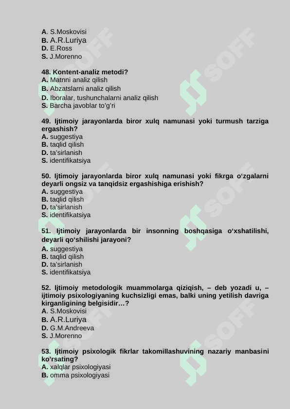 Ijtimoiy psixologiyadan 100ta test yakuniy 8