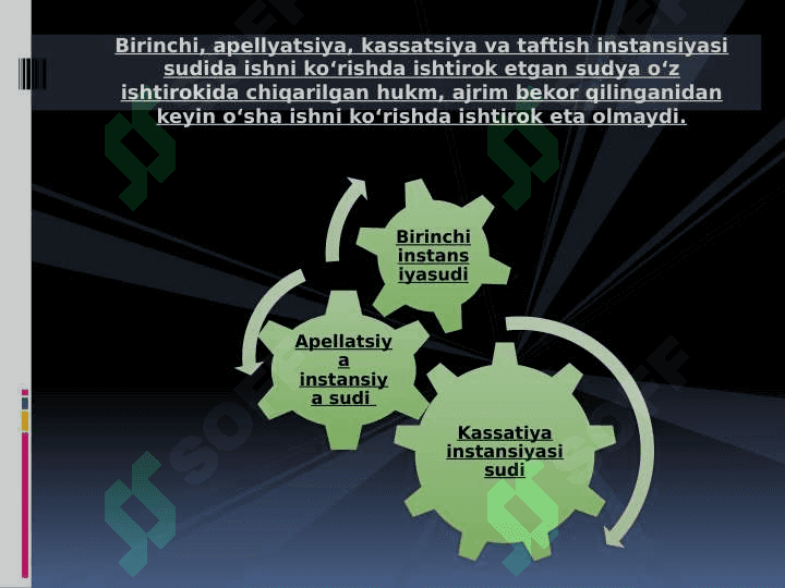 JINOYAT PROTSESSIDA ISHTIROK ETISHGA MONELIK QILADIGAN HOLATLAR. RAD QILISHLAR 3