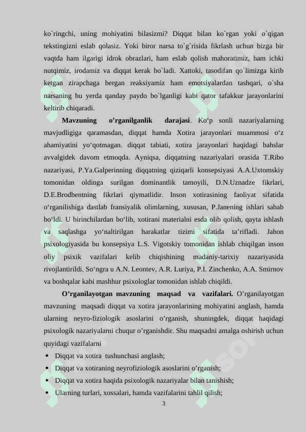 DIQQAT VA XOTIRA TAXRIR 3