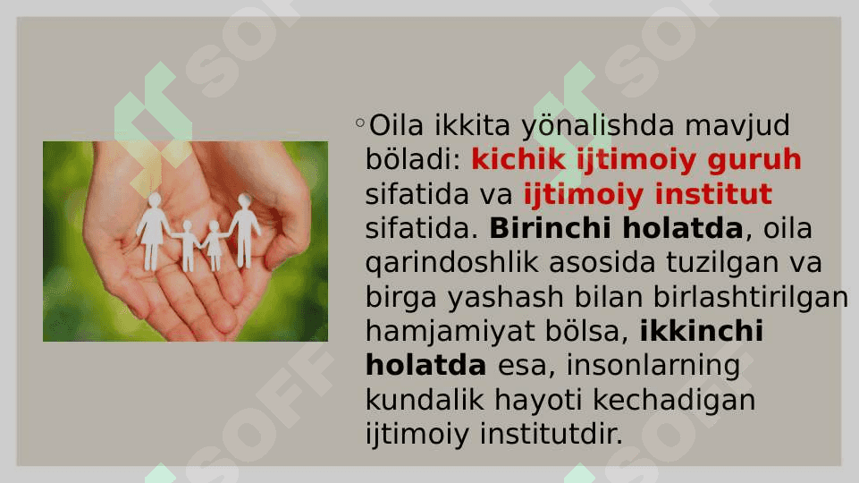 Oilaning funksiyalari 6