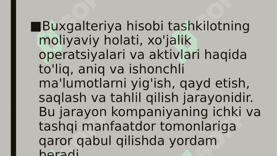 Buxgalteriya hisobining tashkil etilishini o'rganish 3
