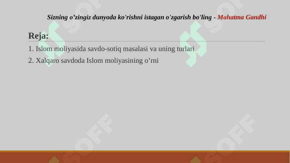 Islom moliyasida savdo-sotiq masalasi va uning turlari 2