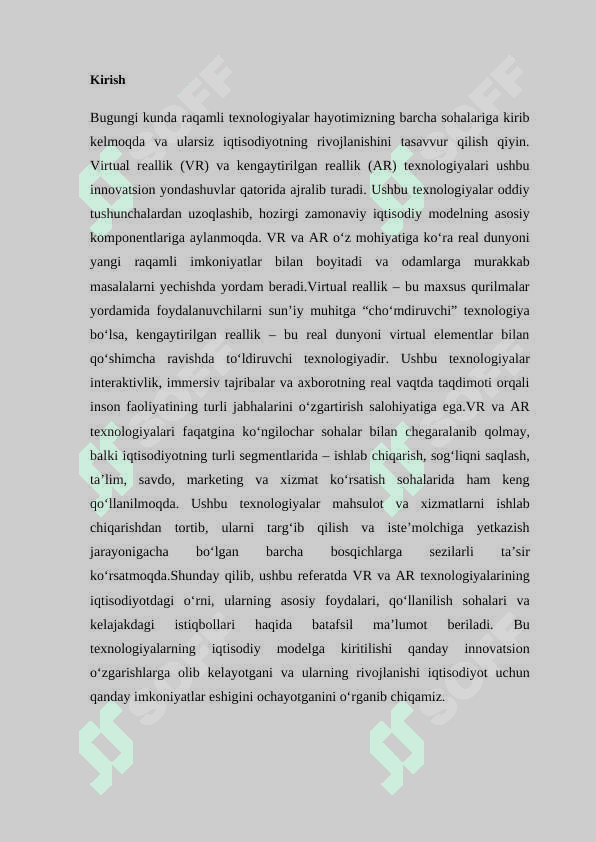 Iqtisodiyotda VR va AR texnologiyalarining ahamiyati 3