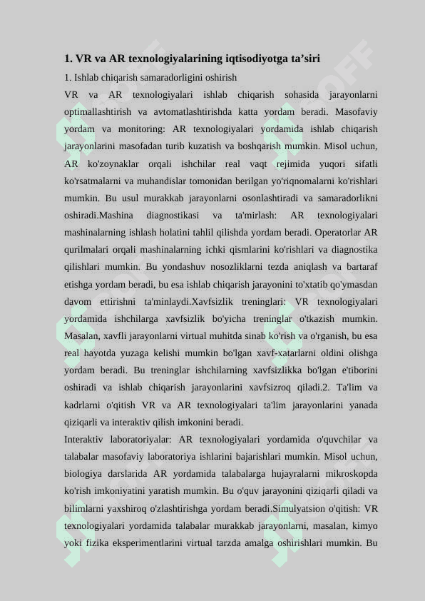 Iqtisodiyotda VR va AR texnologiyalarining ahamiyati 4
