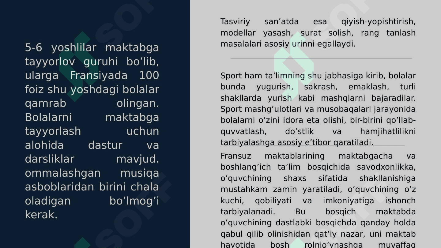 FRANSIYA TA’LIM TIZIMI 7