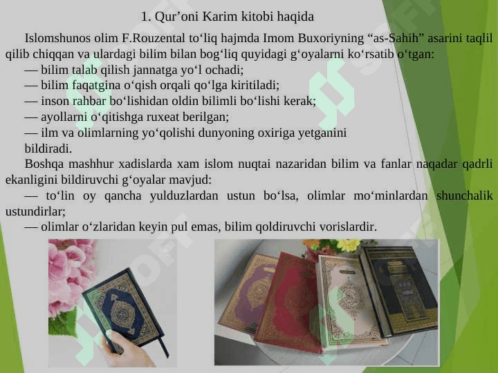 F.Rouzental Qur’onda “ilm” tushunchasini tahlili 2