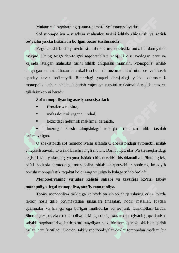 Monopoliyada  foydani maksimallashtirish 4