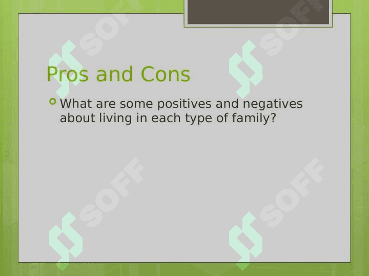 Types of families 8