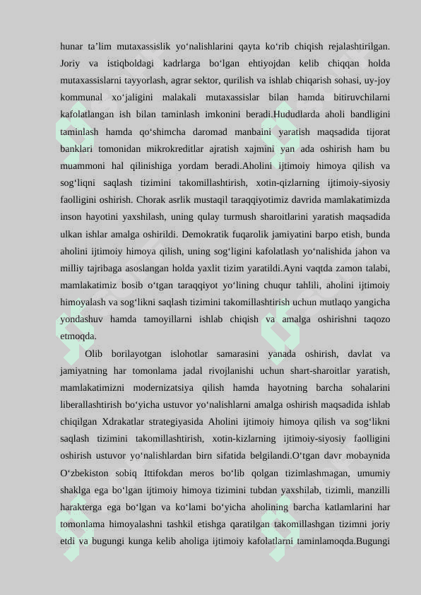 O‘zbekiston Respublikasidagi ijtimoiy o‘zgarishlar. 4
