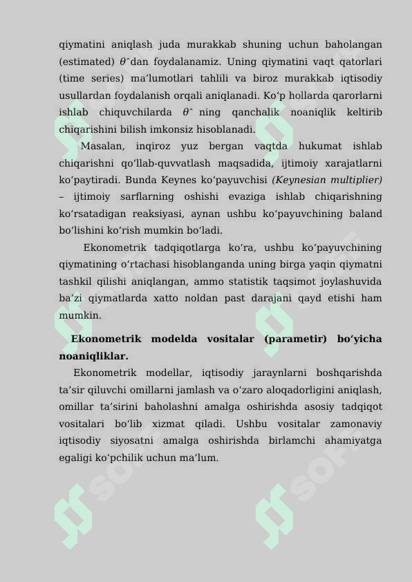 IQTISODIY JARAYoNLARNI BOShQARISh VA QAROR QABUL QILISh MEZONLARI 6
