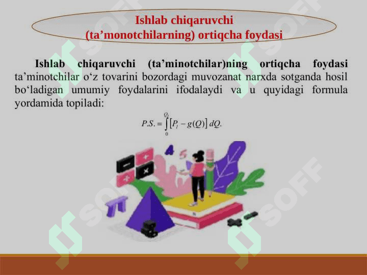 INTEGRAL HISOBNING IQTISODIYOTGA TADBIQI 8