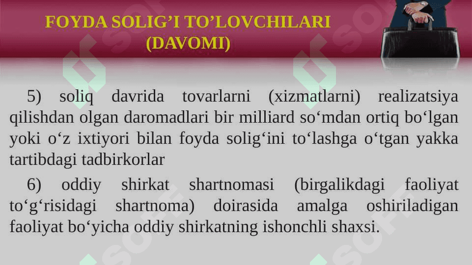 AKSIZ SOLIG‘I 7